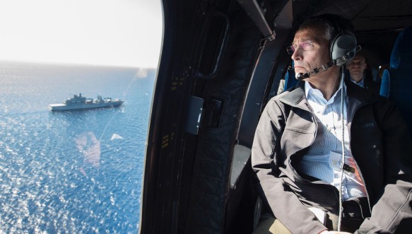 NATO Secretary General visits the Aegean Sea